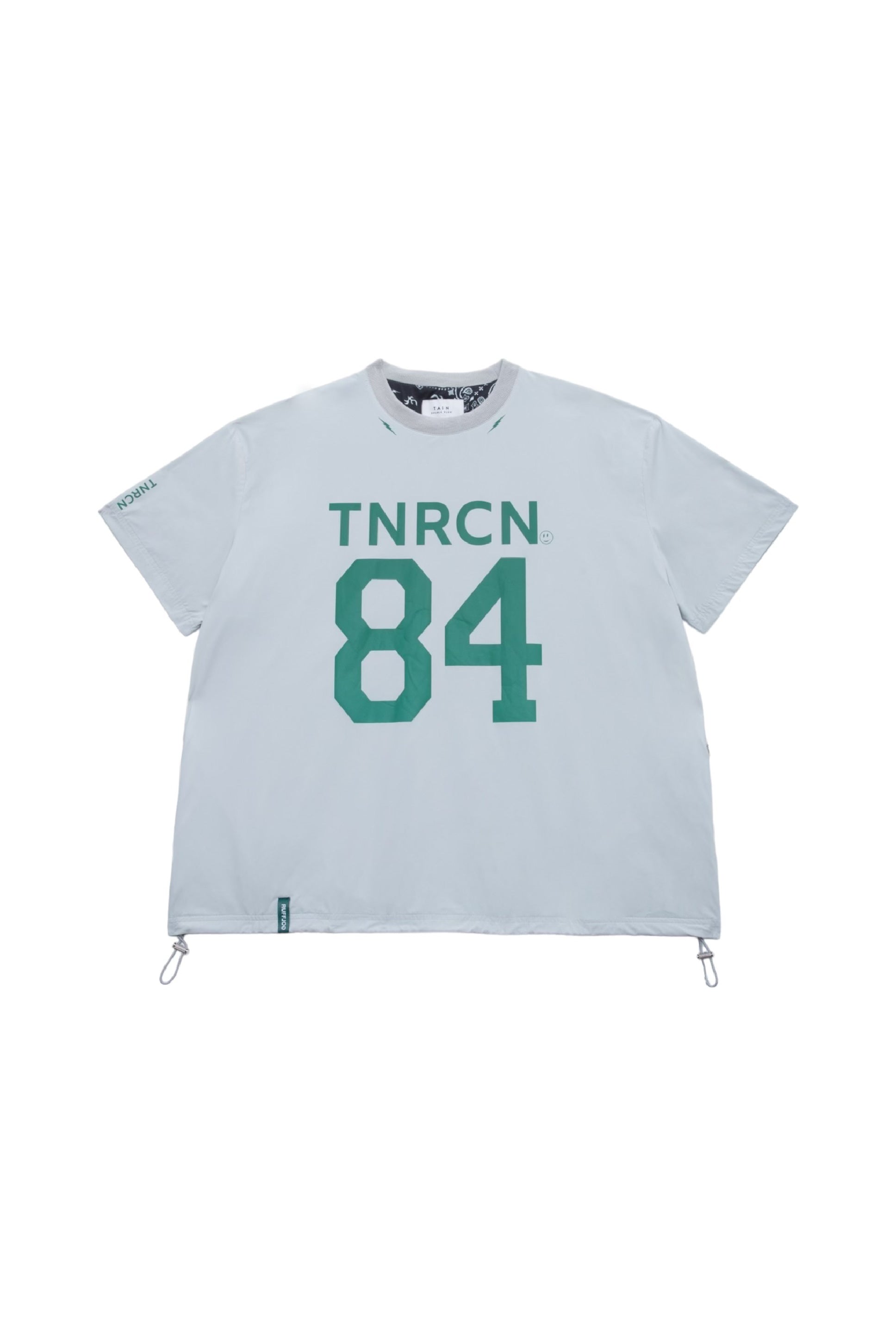 TNRCN PISTE SHORT SLEEVE L.GREY – TAIN DOUBLEPUSH