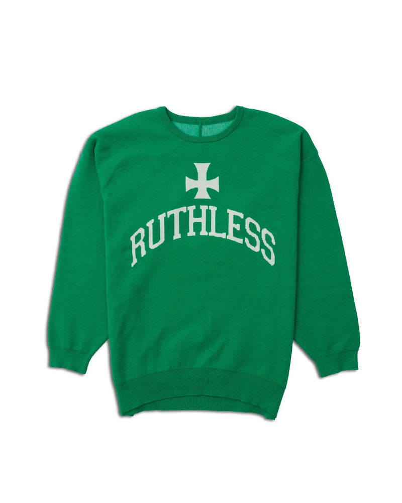 RUTHLESS KNIT CREW NECK GREEN