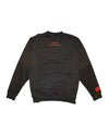 WAFFLE CREW NECK SWEAT  CHARCOAL