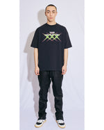 T CROSS SHORT SLEEVE T-SHIRTS BLACK　