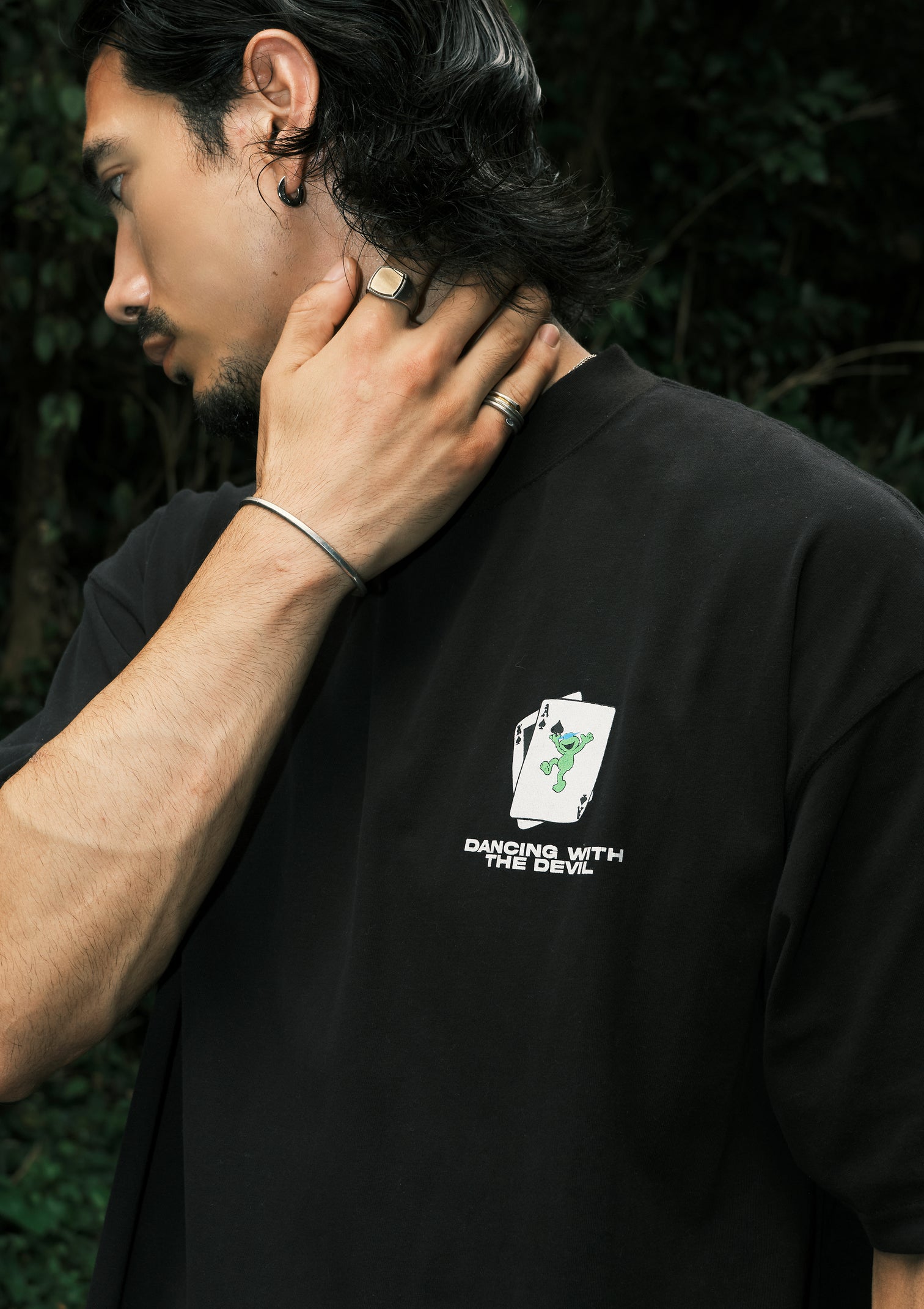 TNRCN DOUBLE PUSH Tシャツ TNRCN DOUBLE PUSH T-SHIRTS WHITE – TAIN