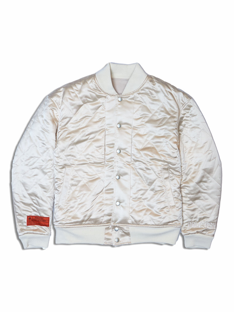 DBLE DEPT REVERSIBLE AWARD JACKET WHITE