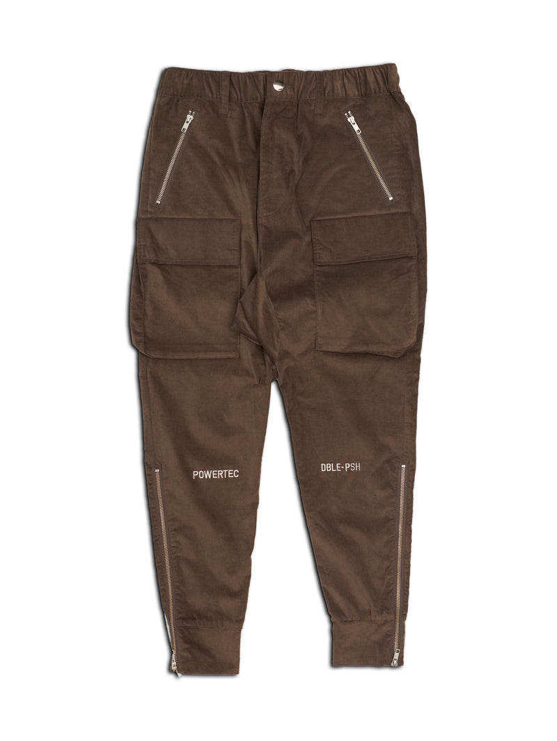 DBLE PSH SAROUEL PANTS CHARCOAL