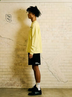 DOUBLE PUSH LONG SLEEVE T-SHIRTS ｜ YELLOW