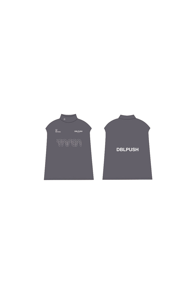 TNRCN EVERCORE™ LADIES NO SLEEVE MOCK TEE | GRAY