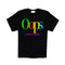 OOPS SHORT SLEEVE T-SHIRTS / BLACK