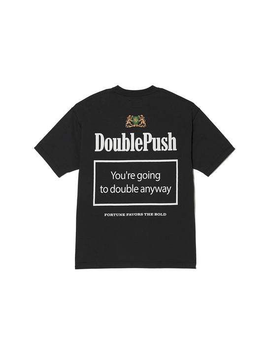 DRUNKER SHORT SLEEVE T-SHIRTS BLACK – TAIN DOUBLEPUSH
