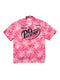 DOUBLE PUSHER OPEN COLLAR SHIRTS / PINK