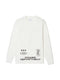 DOUBLE PUSH LONG SLEEVE T-SHIRTS WHITE