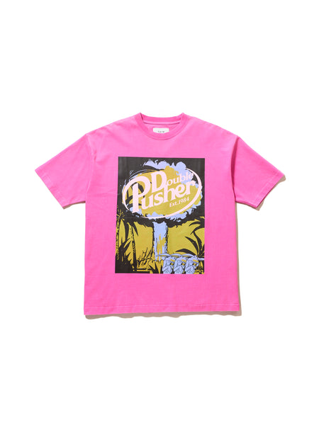 lohen HALF SLEEVE T-SHIRT Tシャツ ピンク DOUBLE PUSHER SHORT SLEEVE T-SHIRTS PINK – TAIN DOUBLEPUSH