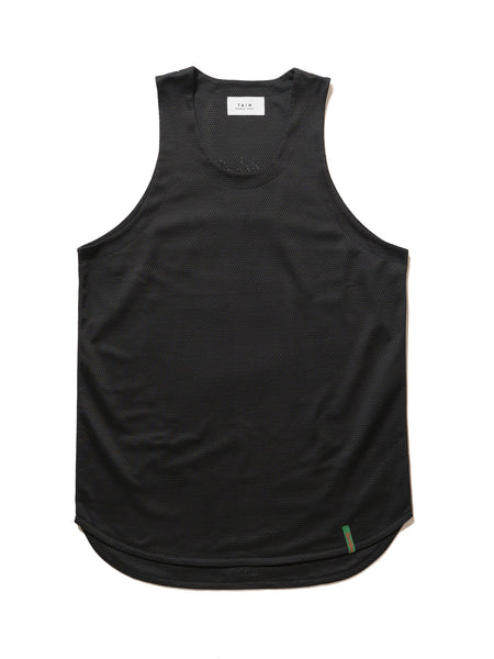 DOUBLE PUSH MESH TANK TOP BLACK – TAIN DOUBLEPUSH