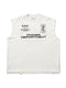 POWER DEPARTMENT NO SLEEVE T-SHIRTS / WHITE