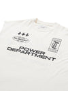 POWER DEPARTMENT NO SLEEVE T-SHIRTS WHITE