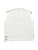 POWER DEPARTMENT NO SLEEVE T-SHIRTS WHITE