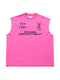 POWER DEPARTMENT NO SLEEVE T-SHIRTS / PINK