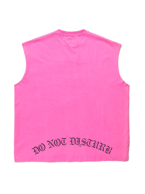 POWER DEPARTMENT NO SLEEVE T-SHIRTS PINK