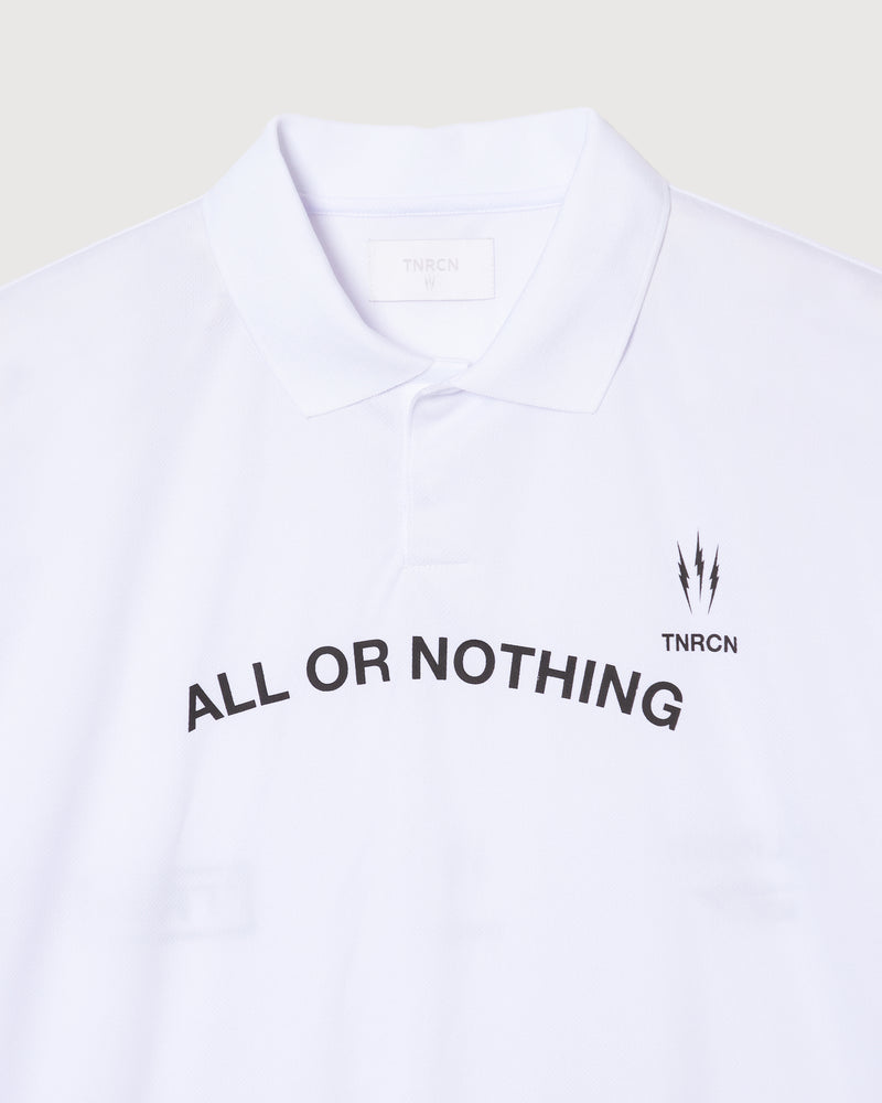 TNRCN ALL OR NOTHING POLO SHIRTS WHITE