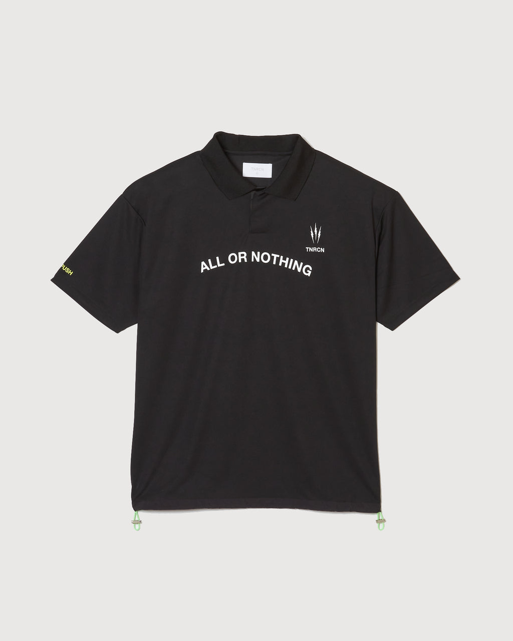 TAIN DOUBLEPUSH | TNRCN ALL OR NOTHING POLO SHIRTS / BLACK | シャツ