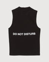 TNRCN MOCK NECK NO SLEEVE BLACK