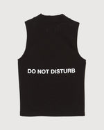 TNRCN MOCK NECK NO SLEEVE BLACK