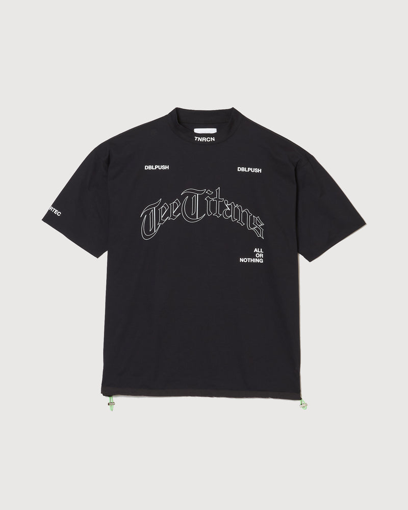 TNRCN TEE TITANS MOCK NECK BLACK