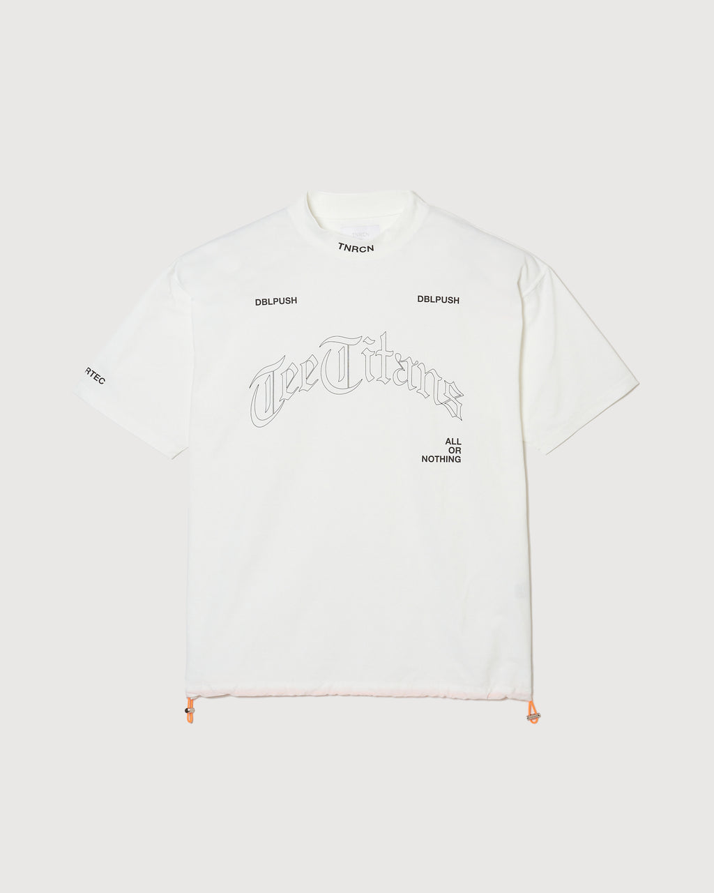 TNRCN TEE TITANS MOCK NECK WHITE – TAIN DOUBLEPUSH