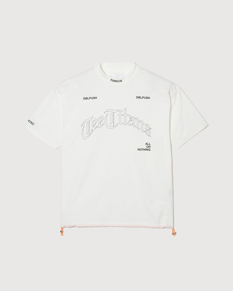 TNRCN TEE TITANS MOCK NECK WHITE