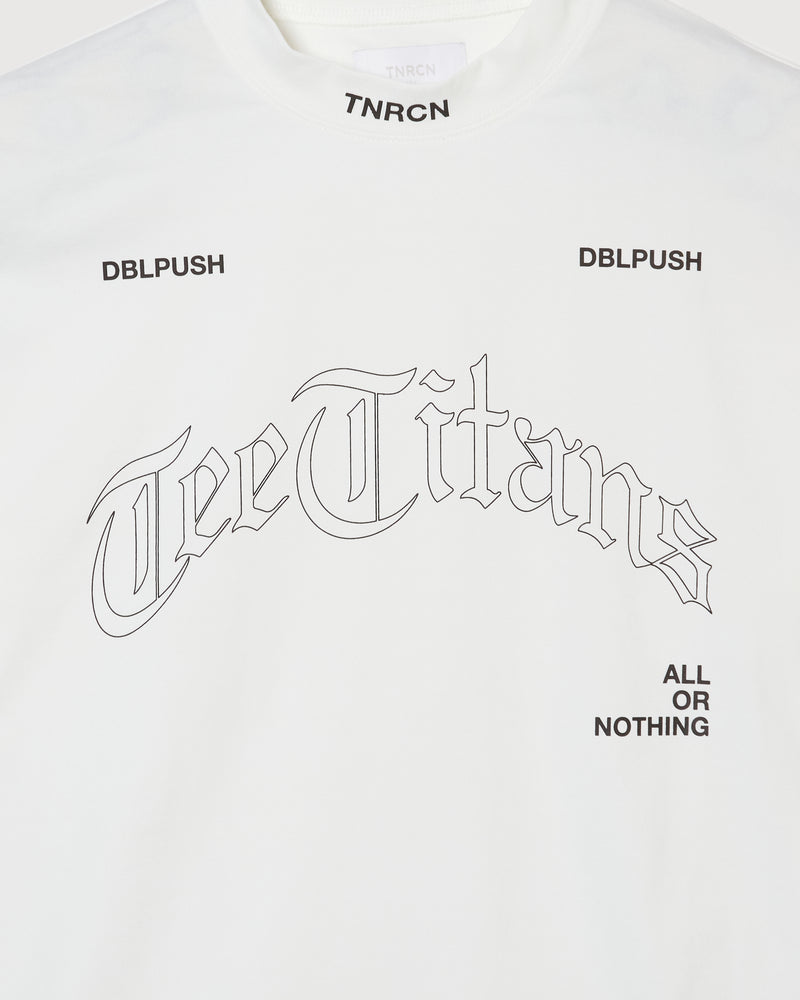 TNRCN TEE TITANS MOCK NECK WHITE