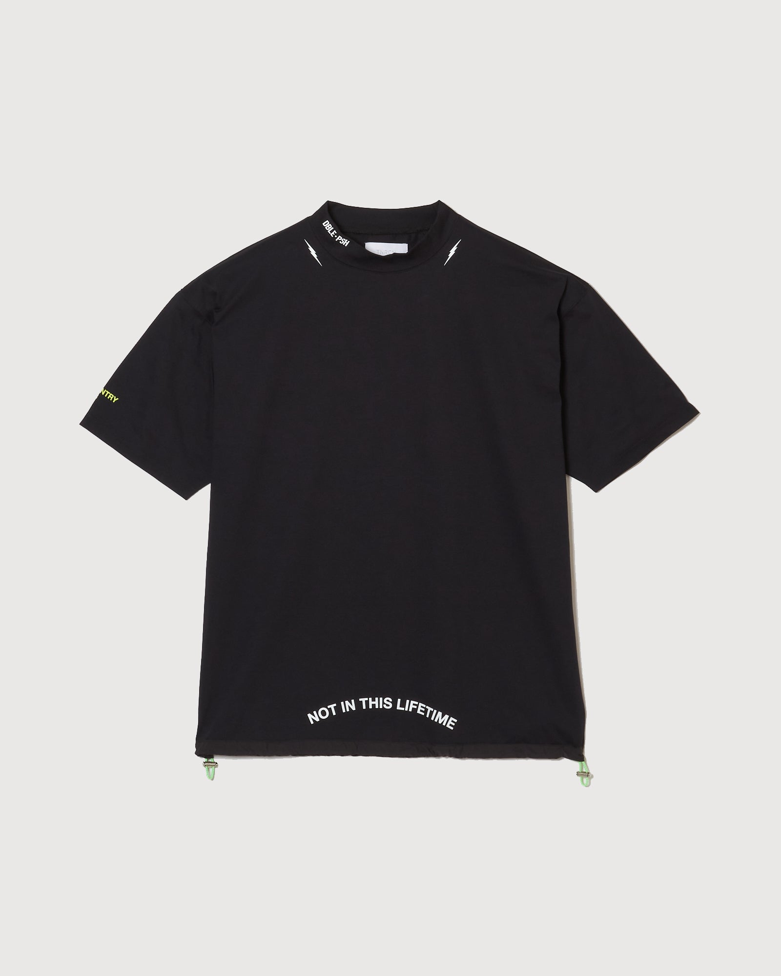 TNRCN NOT IN THIS LIFETIME MOCK NECK BLACK – TAIN DOUBLEPUSH