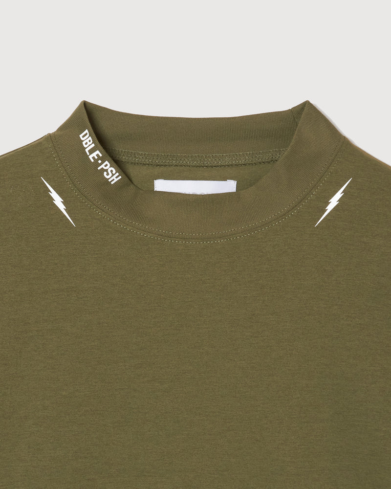 TNRCN NOT IN THIS LIFETIME MOCK NECK KHAKI