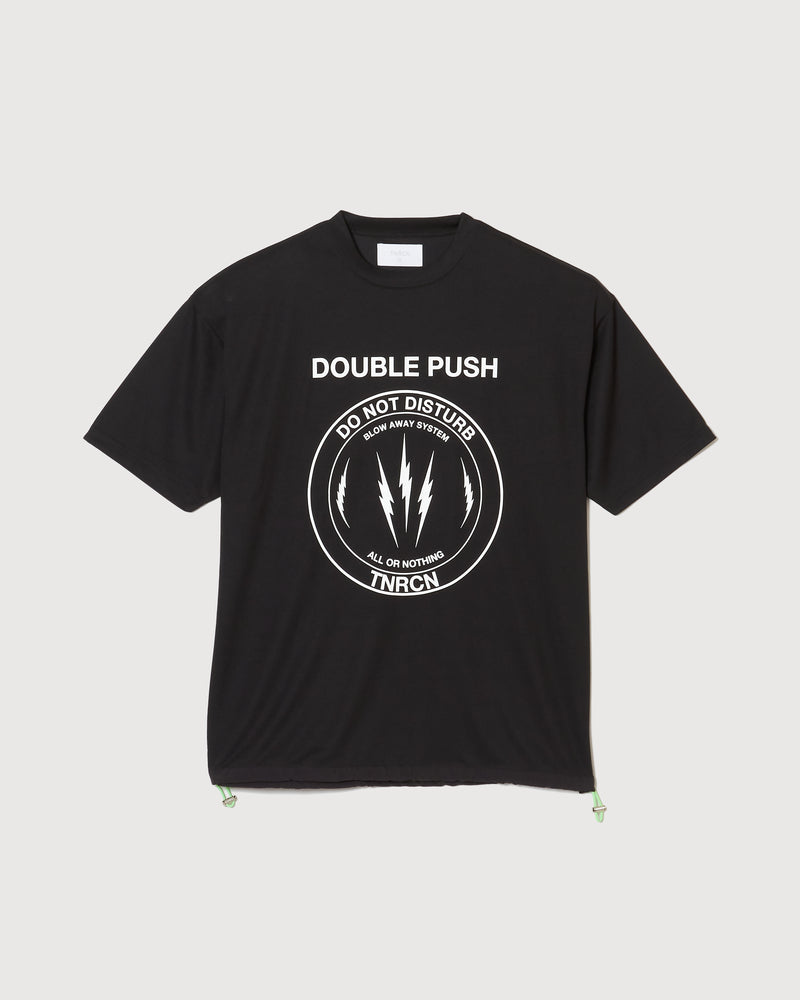 TNRCN DOUBLE PUSH T-SHIRTS BLACK