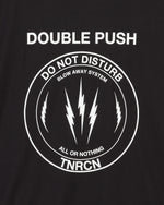 TNRCN DOUBLE PUSH T-SHIRTS BLACK