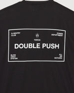 TNRCN DOUBLE PUSH T-SHIRTS BLACK