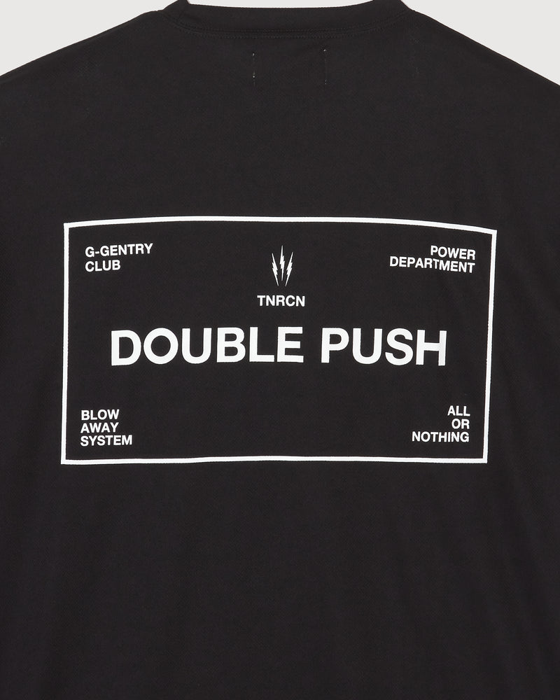 TNRCN DOUBLE PUSH T-SHIRTS BLACK