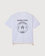 TNRCN  DOUBLE PUSH T-SHIRTS  WHITE