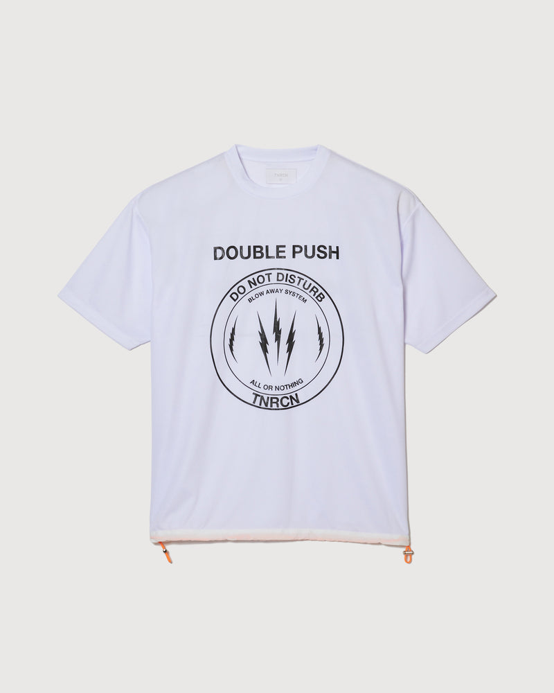 TNRCN  DOUBLE PUSH T-SHIRTS  WHITE