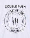 TNRCN  DOUBLE PUSH T-SHIRTS  WHITE