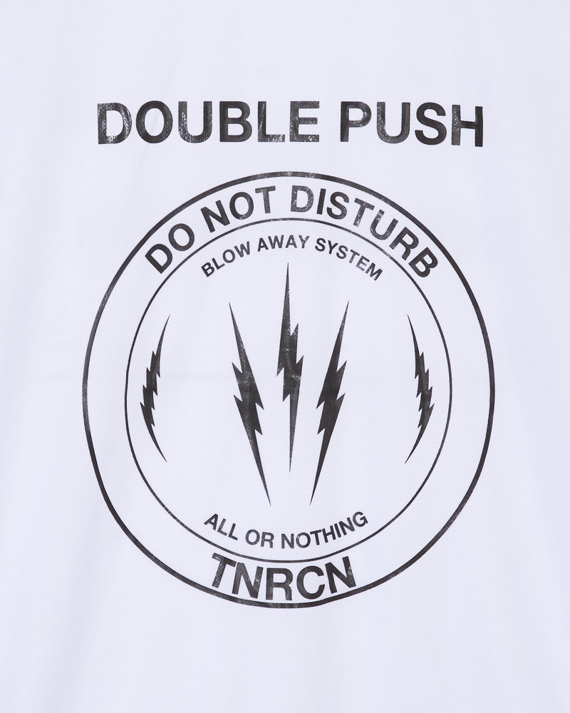 TNRCN  DOUBLE PUSH T-SHIRTS  WHITE