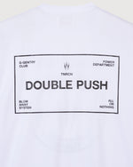 TNRCN  DOUBLE PUSH T-SHIRTS  WHITE