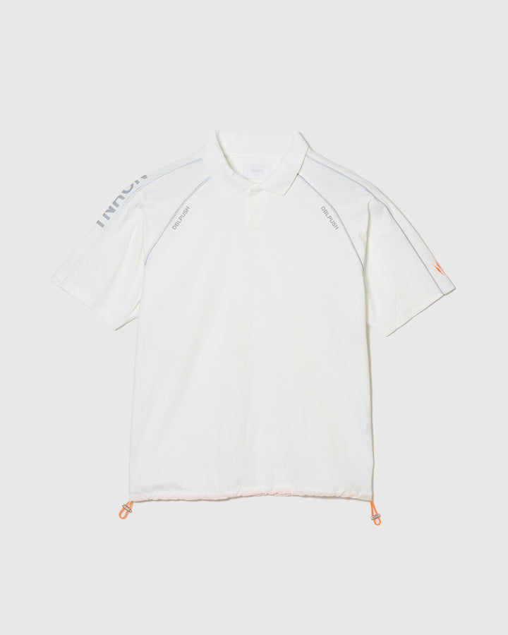 TAIN DOUBLEPUSH | TNRCN DO NOT DISTURB POLO SHIRTS / WHITE | シャツ