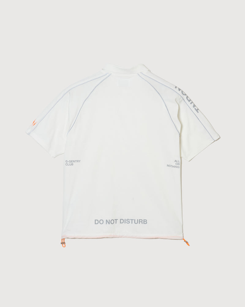 TNRCN DO NOT DISTURB POLO SHIRTS WHITE