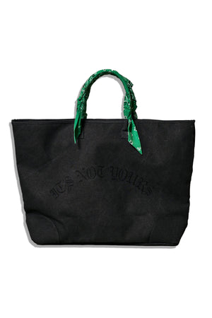 TAIN BIG TOTE BAG / BLACK