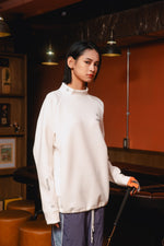 TNRCN MOCK NECK LONG SLEEVE WHITE