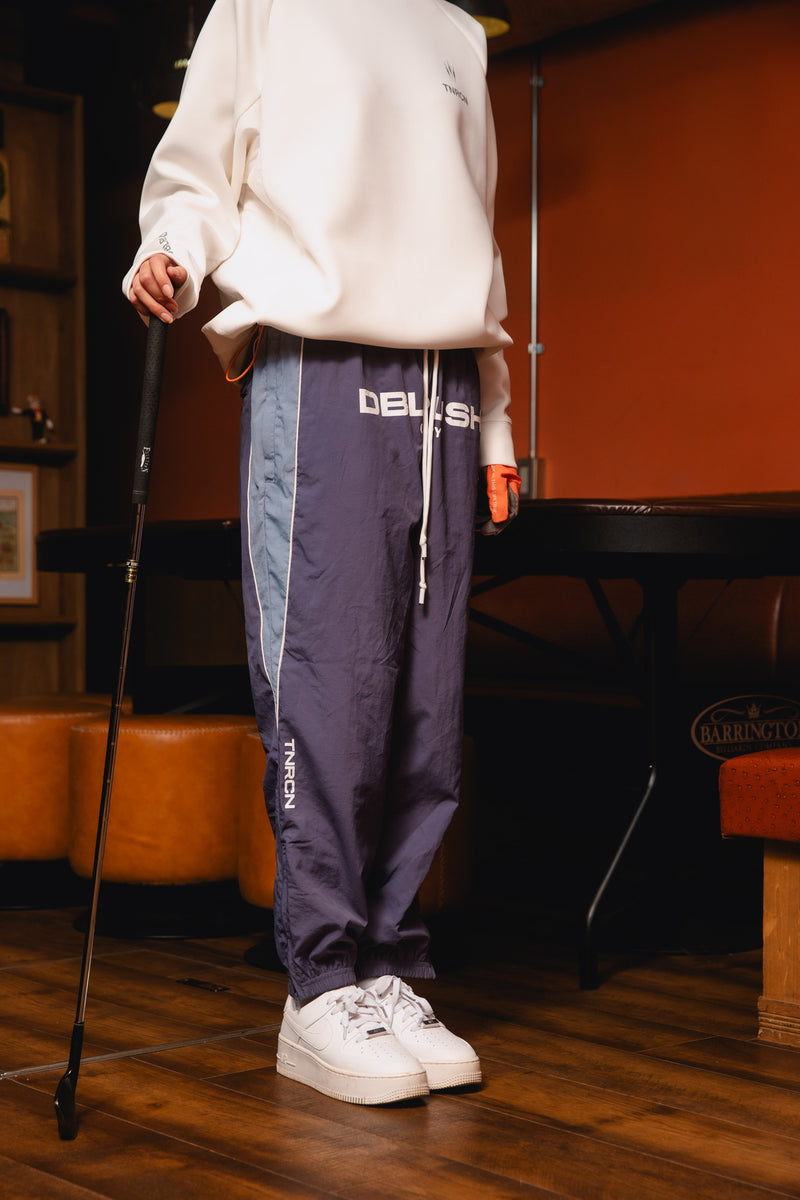 TNRCN NYLON SETUP PANTS GRAY