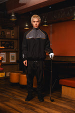 TNRCN NYLON SETUP PANTS BLACK