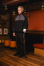 TNRCN NYLON SETUP PANTS BLACK