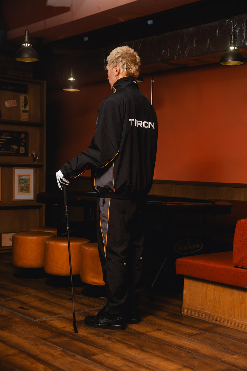 TNRCN NYLON SETUP PANTS BLACK