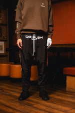 TNRCN NYLON SETUP PANTS BLACK