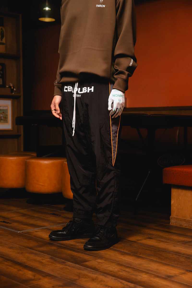 TNRCN NYLON SETUP PANTS BLACK