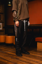 TNRCN NYLON SETUP PANTS BLACK